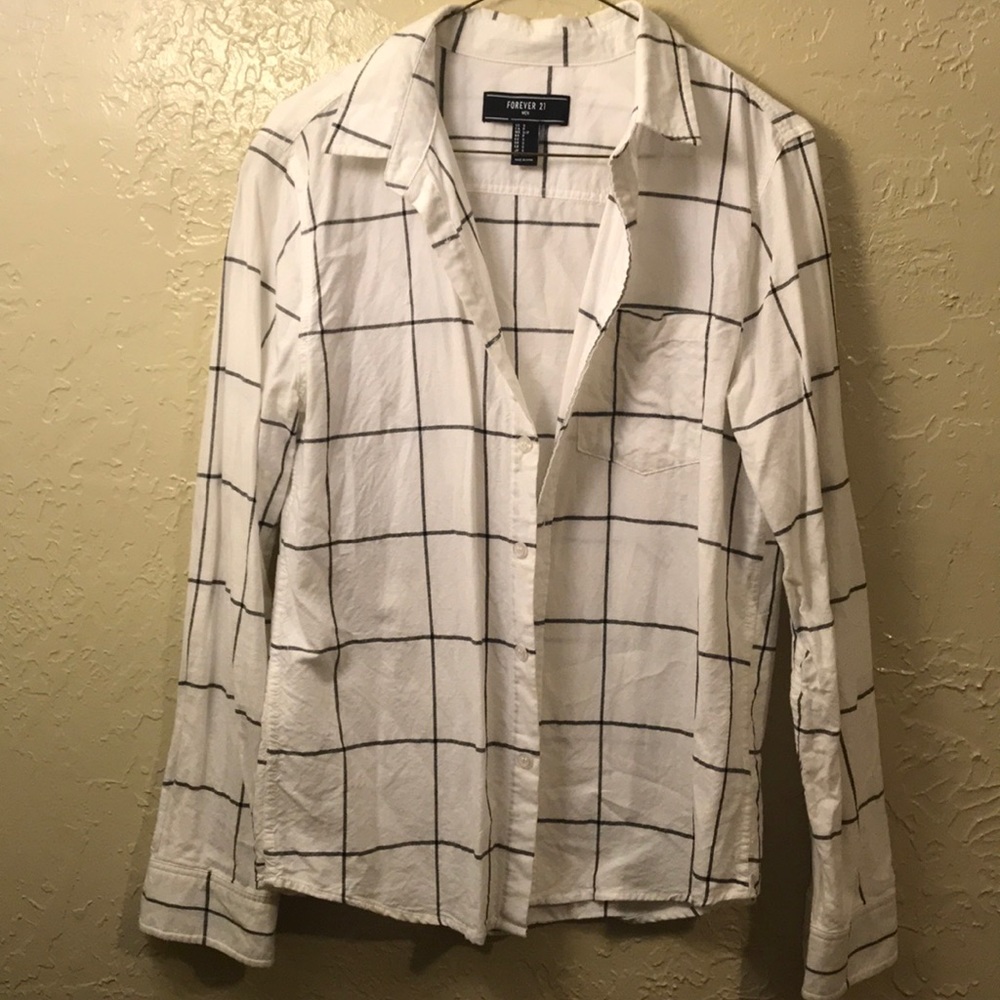 Button Up Forever 21 Shitt
